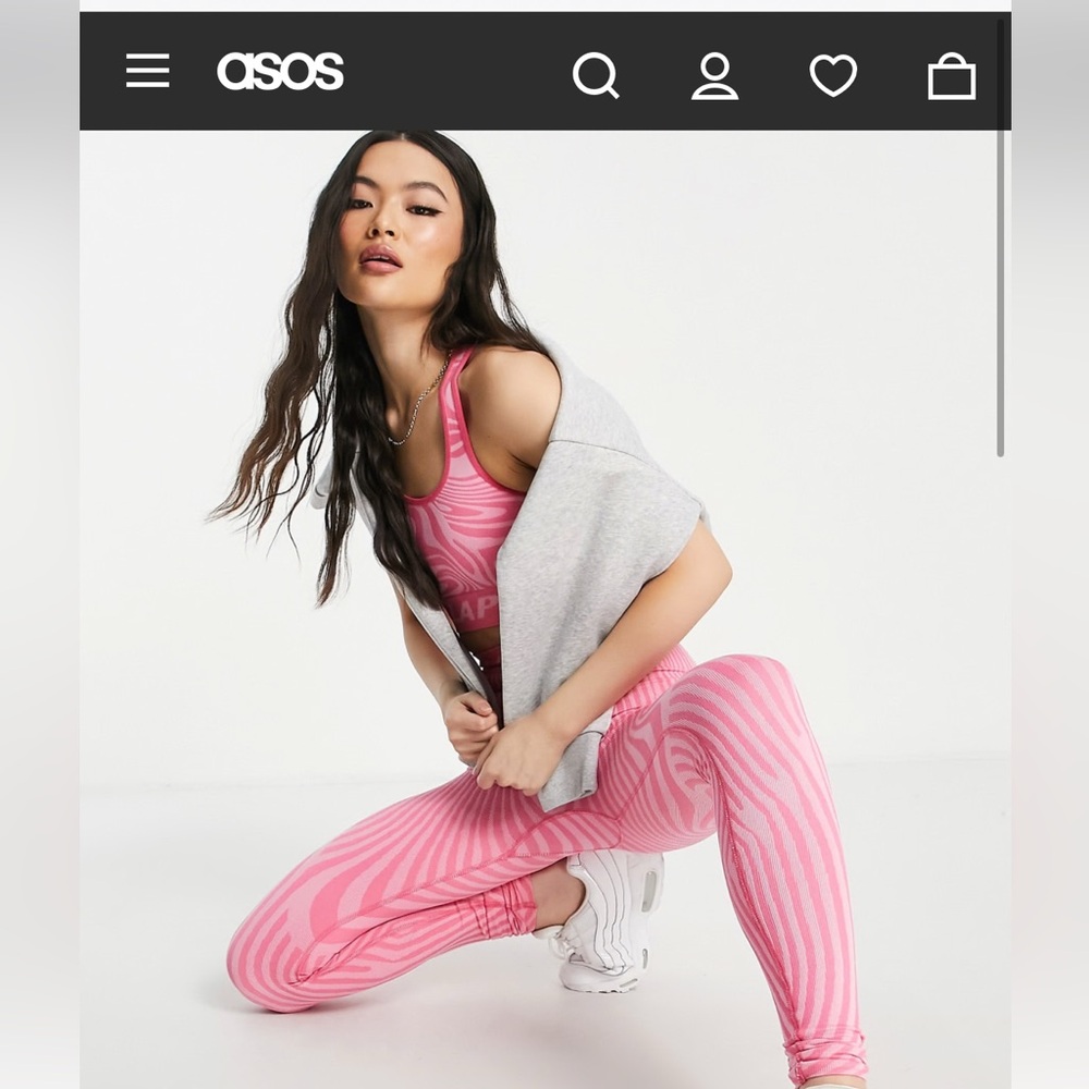 LAPP Pink Patterned Leggings